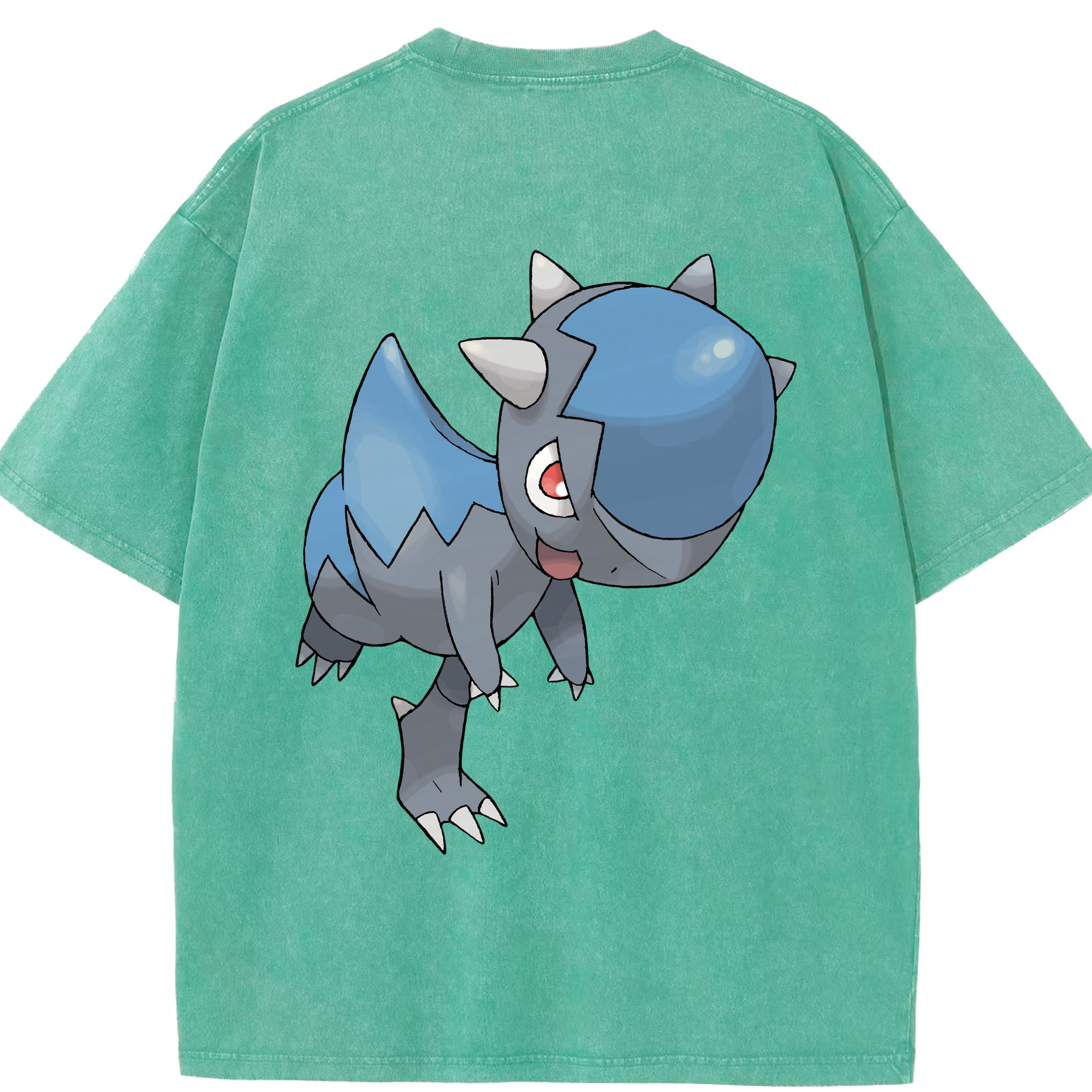 （画像用） ポケットモンスター Pokémon 綿100% ヴィンテージ風 半袖Tシャツ（背面プリント）